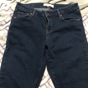 Navy blue jeans